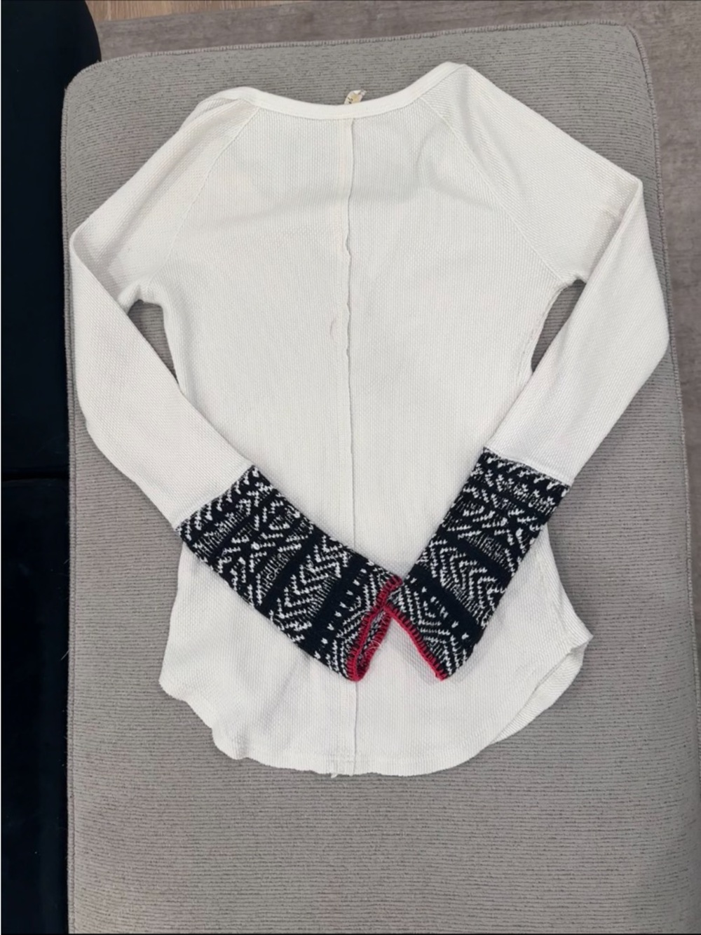 Free People Long Sleeve Knit Henley - Picture 5 of 5